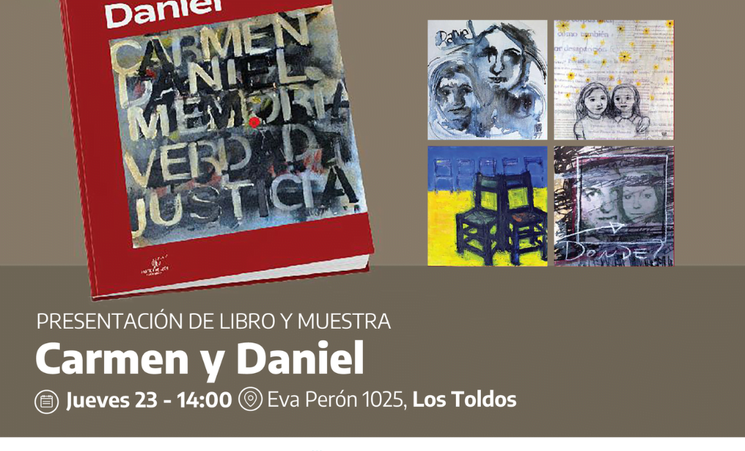 Se presentará el libro y la muestra “Carmen y Daniel” en el Museo Casa Evita