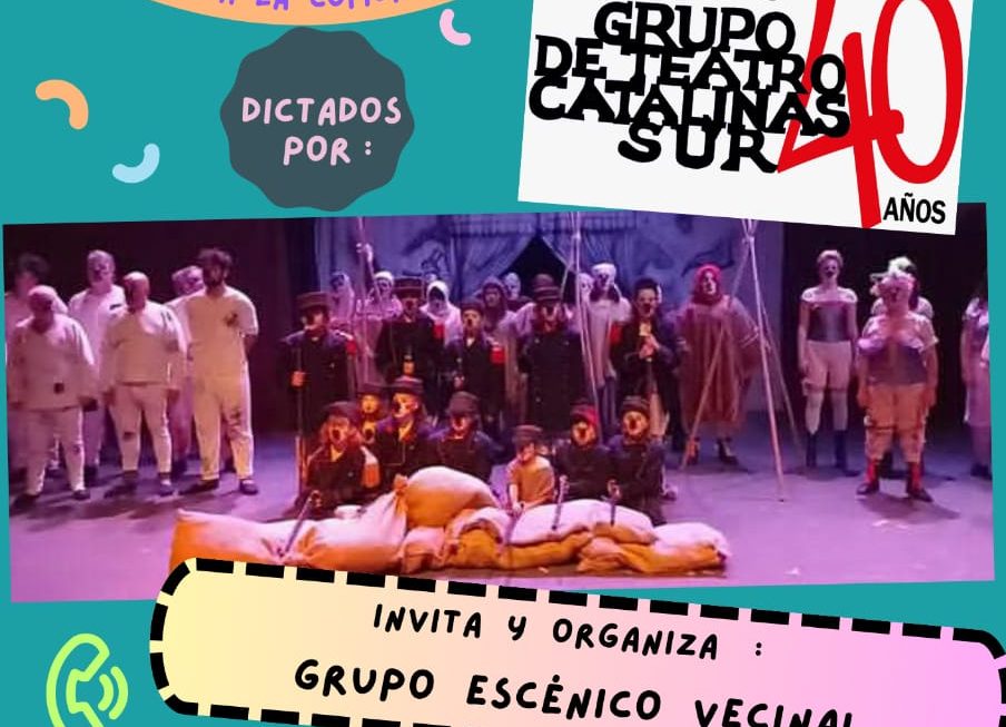 Teatro comunitario durante el finde largo en Los Toldos