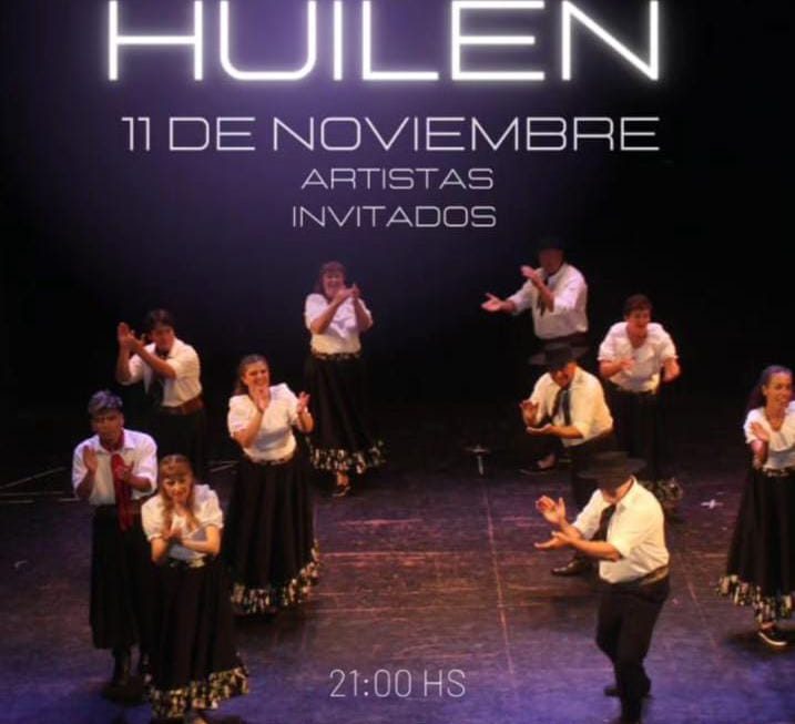 Huilen presentó su muestra anual de danzas